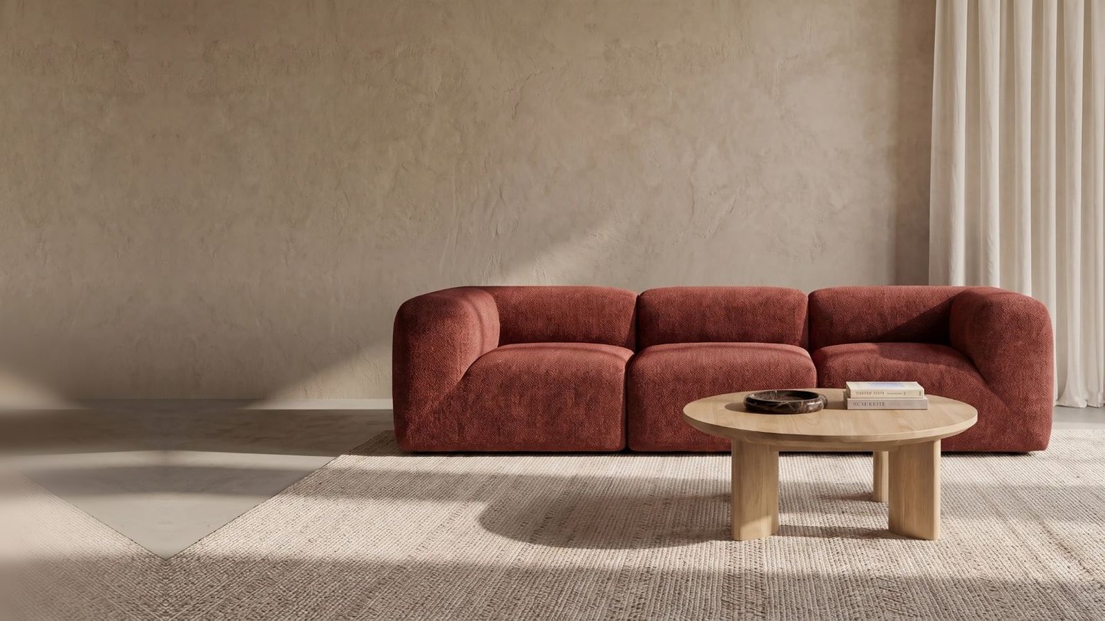 Floom sofa in rust